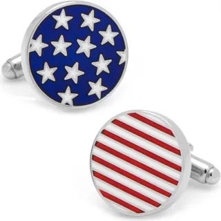 Stars and Stripes American Flag Cufflinks