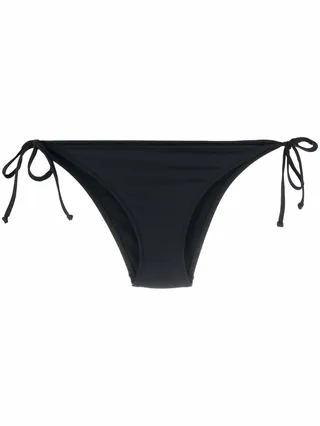 Eye-Patch Side-Tie Bikini Bottoms