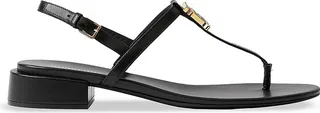 Emily Leather Thong Sandals