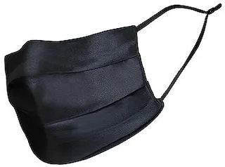 slip Face Covering in Black