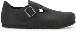 London buckled slippers
