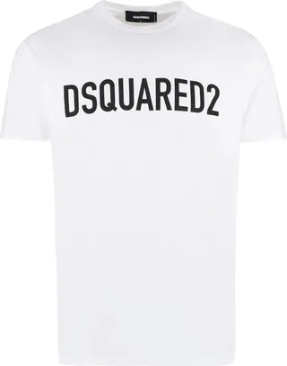 Printed Stretch Cotton T-shirt