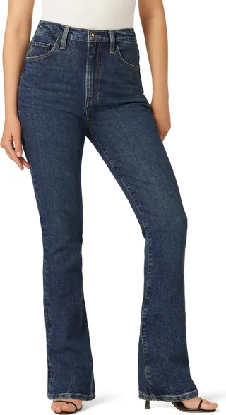 The Valentina Shortie Super High Waist Mini Bootcut Jeans