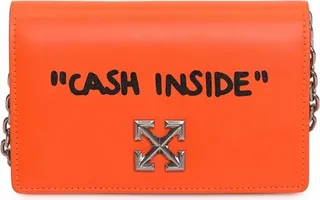 Off-White Jitney Logo Plaque Shoulder Bag