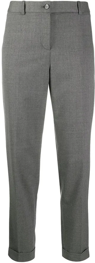 Straight-Leg Tailored Trousers