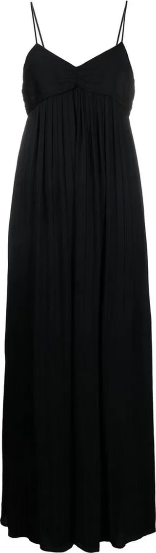Silk-Blend Empire-Line Dress