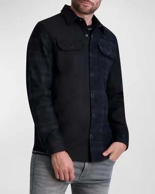 Men's Pattern Block Sport Shirt