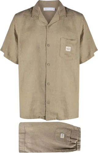 Cargo Green Linen Pyjamas Set