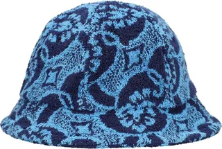 Oriental cotton toweling bucket hat
