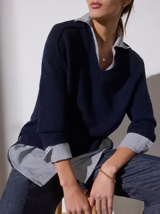 The Looker Layered V-Neck