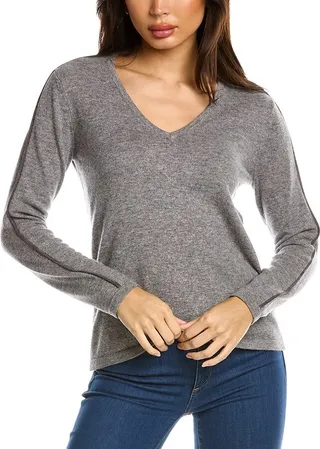 Bruno Magli V-Neck Wool & Cashmere-Blend Sweater