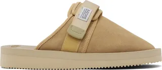 Suicoke Beige ZAVO-VS Slippers
