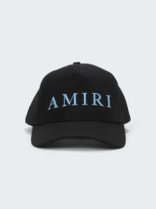 Trucker Hat Black And Carolina Blue