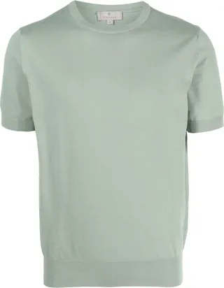 knitted short-sleeved T-shirt