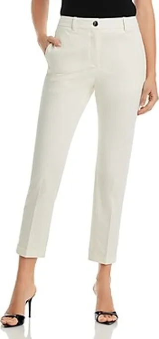 Boss Cotton Blend Tachinoa Cropped Pants