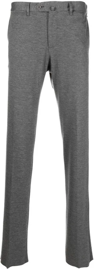 Slim-Cut Elasticated Trousers
