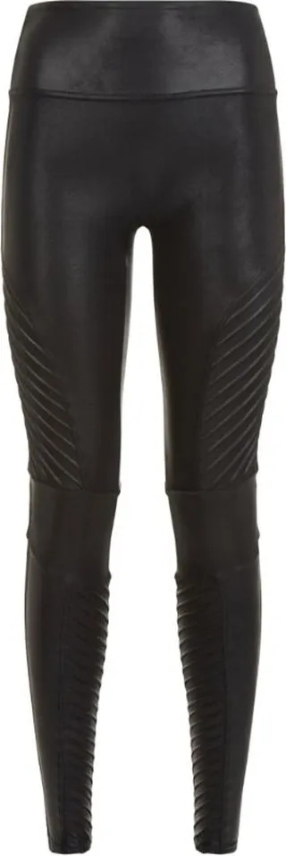 Spanx Faux Leather Moto Leggings