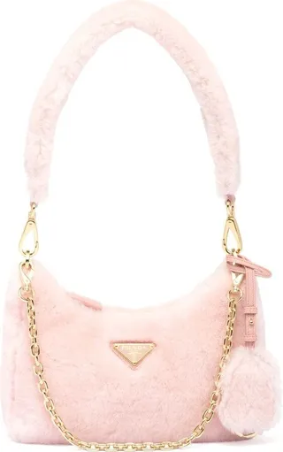 Mini Shearling Shoulder Bag