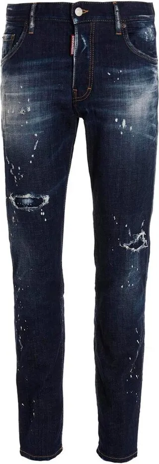 Dsquared2 Paint Splatter Distressed Jeans