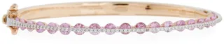 Marea 18k Rose Gold Diamond & Sapphire Bracelet
