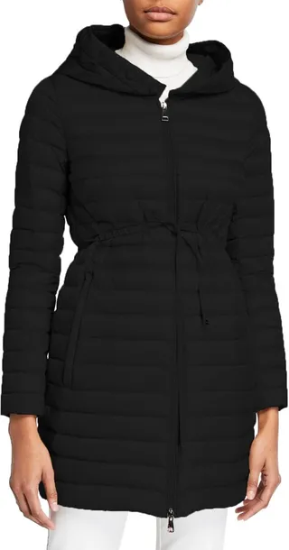 Barbel Drawstring Puffer Jacket
