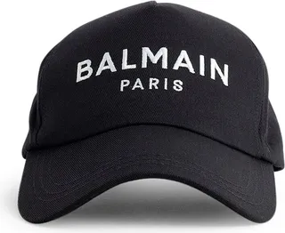 Balmain Logo Embroidered Baseball Cap