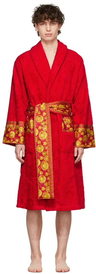 Versace Red Medusa Amplified Robe
