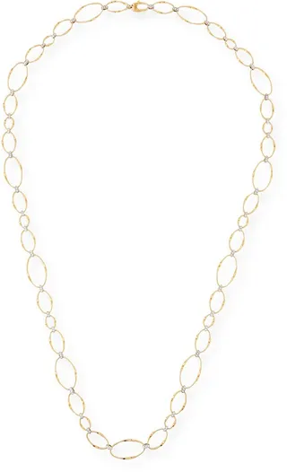 Marrakech Onde 18k Long Diamond Necklace