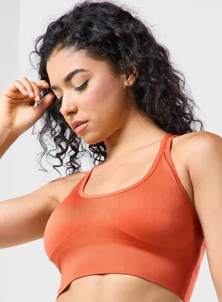 Cross Back Athletic Bra
