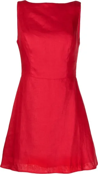 Zenni linen mini dress