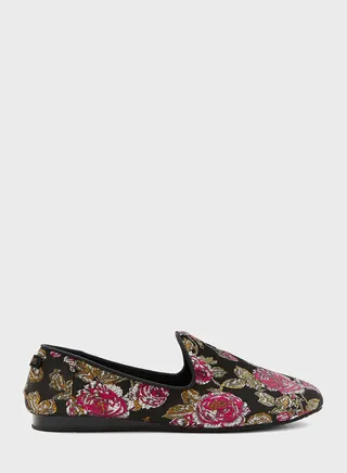 Ponited Toe Flat Slip Ons