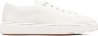 Embossed-Logo Tongue Low-Top Sneakers