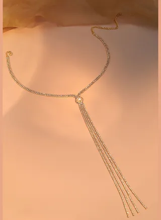 Silver Plated Designer Party Necklace For Women