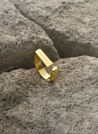 Gold Plated Designer Stud