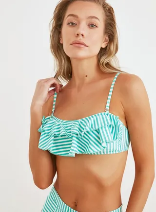 Printed Bikini Top