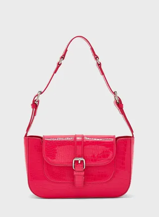 Buckle Detailed Crossbody