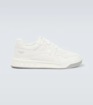 One Stud faux-leather sneakers