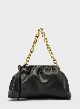 Pillow Pouch Handbag with Chain
