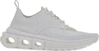 Gancini-plaque low-top sneakers