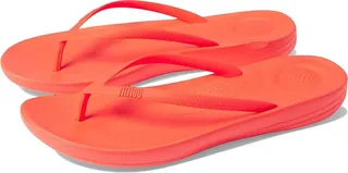 FitFlop Iqushion Ergonomic Flip-Flop (Neon Orange) Women's Sandals