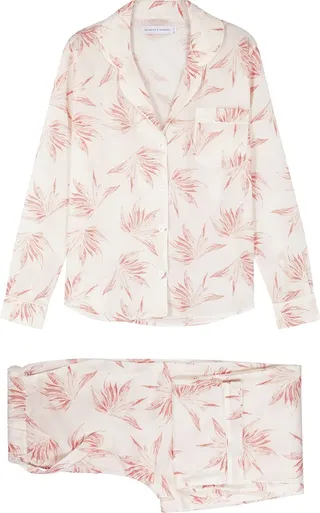 Desmond & Dempsey Deia Printed Cotton Pyjama Set