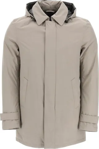 Herno Long-Sleeved Hooded Parka