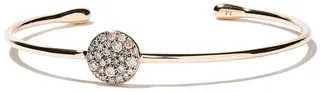 18kt rose gold Sabbia brown diamond cuff