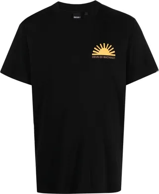 logo-print cotton T-shirt