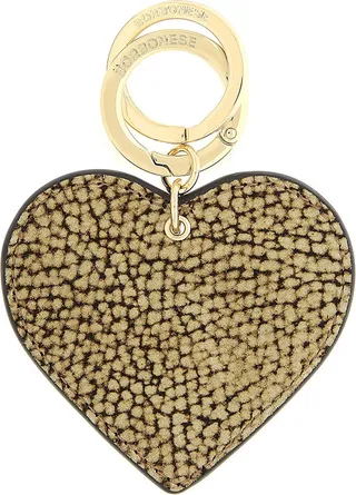 Op Motif Heart Keychain