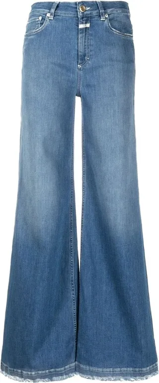 Glow-Up high-rise wide-leg jeans