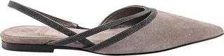 Brunello Cucinelli Embellished Pointed-Toe Shoes