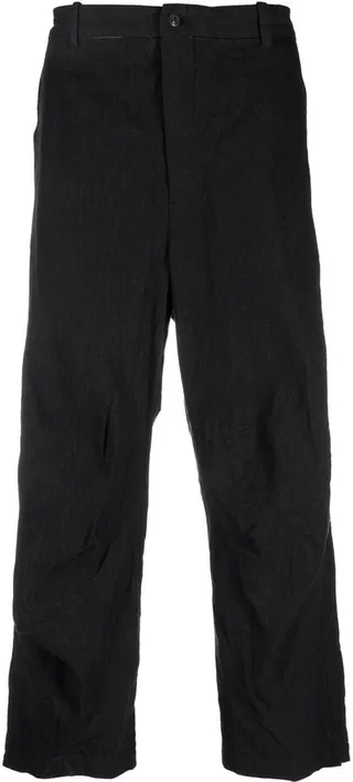 Mid-Rise Tapered Trousers