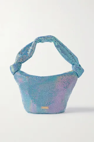 Cult Gaia - Gia Chainmail Shoulder Bag - Blue