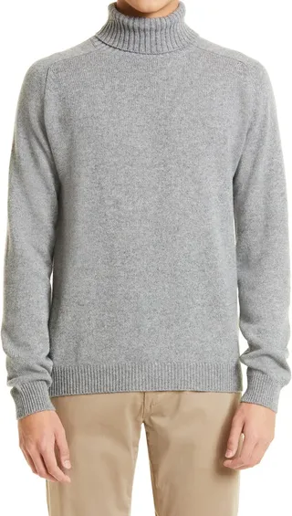 Men's Cashmere Turtleneck Sweater